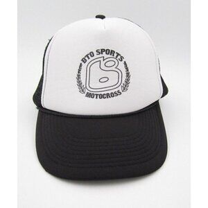 BTO Sports Motorcross Trucker Mesh Snapback Adjustable Hat